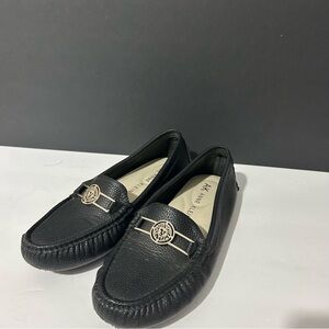 Anne Klein Black Loafers